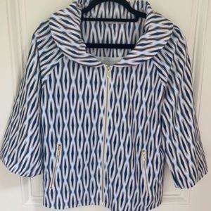 Chico's Zenergy zip up jacket, Sz 0 (US 4/6)